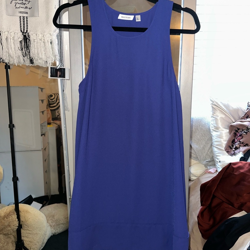 Tildon Blue Sleeveless Dress